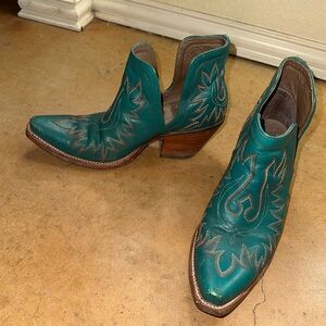 Ariat turquoise booties